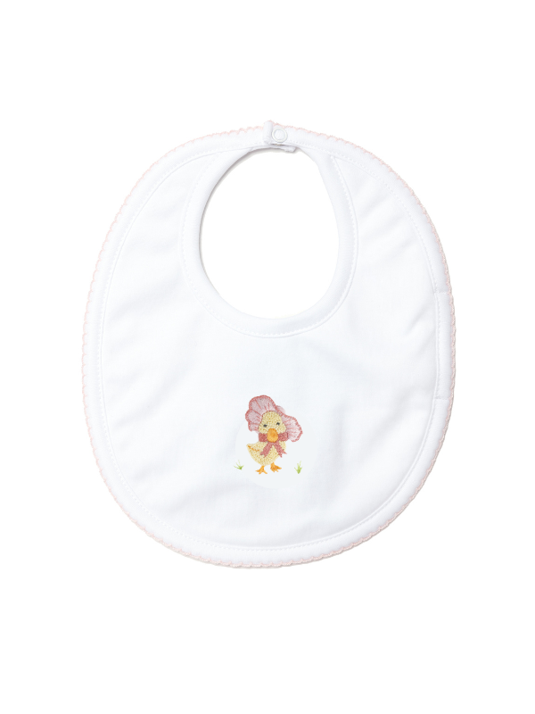 Bonnet Duck Pima Bib | White