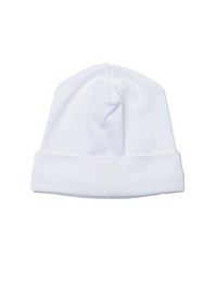 Classic Pima Baby Hat | White
