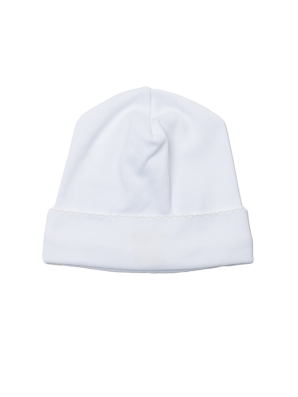 Classic Pima Baby Hat | White