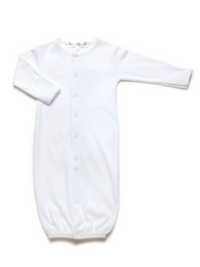 Classic Pima Converter Gown | White