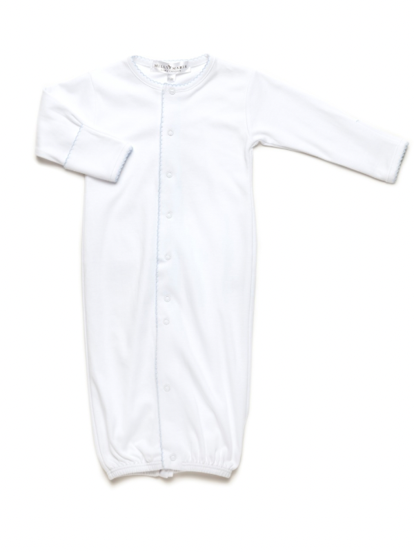 Classic Pima Converter Gown | White
