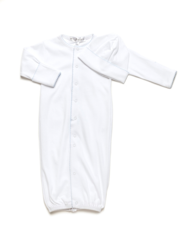 Classic Pima Converter Gown | White