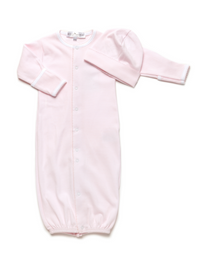 Classic Pima Converter Gown | Lt Pink Mini Stripe