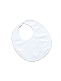 Classic Pima Baby Bib - White