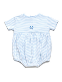 Coastal Blue Crab Pima Ellis Bubble | Lt Blue Stripe