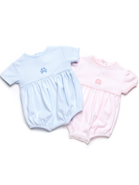 Coastal Blue Crab Pima Ellis Bubble | Lt Blue Stripe