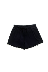 Women's Pima Relaxed Fit Lounge Shorts | Navy