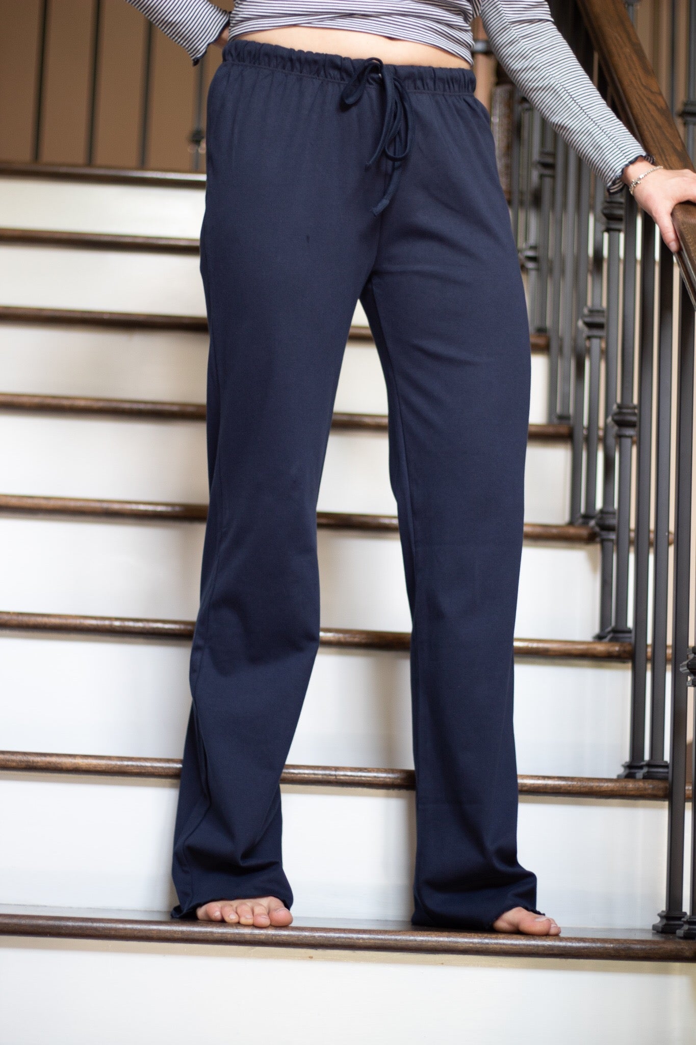 Women's Pima Relaxed Fit Lounge Pants | Navy