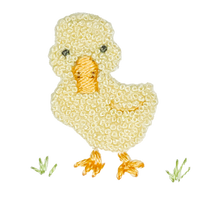 Yellow Duck Pima Cotton Converter Gown | White