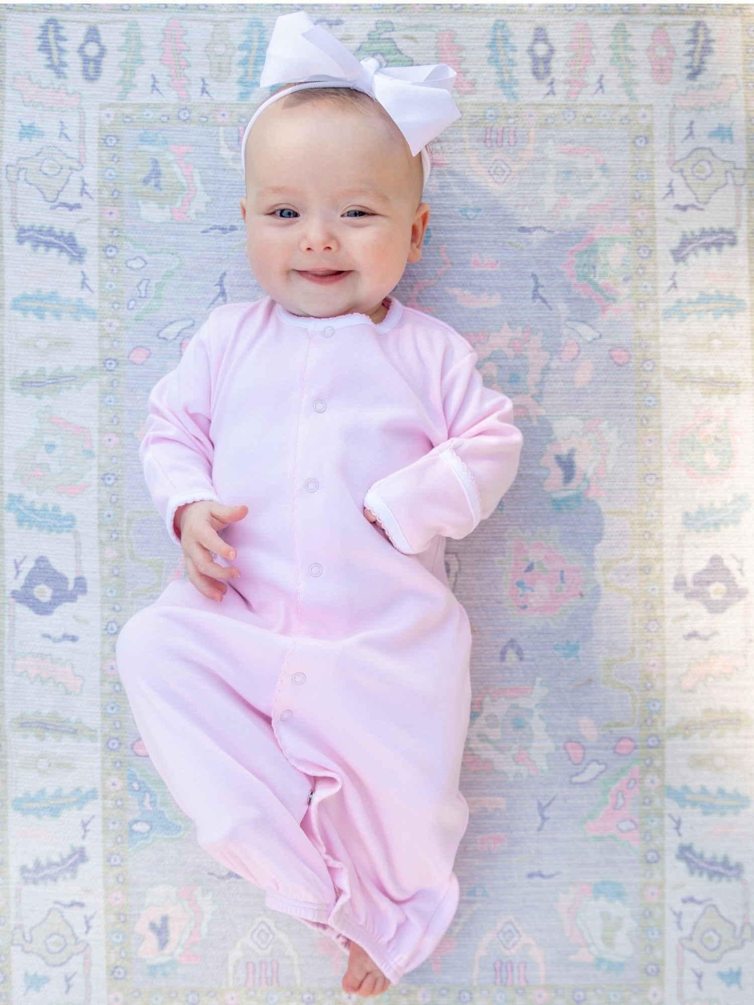 Classic Pima Converter Gown | Lt Pink