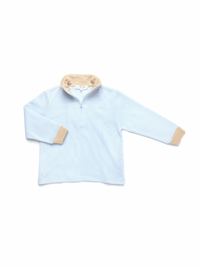 Special Knit Blue Zipper Sweater Set | Lt Blue