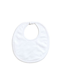 Classic Pima Baby Bib - White
