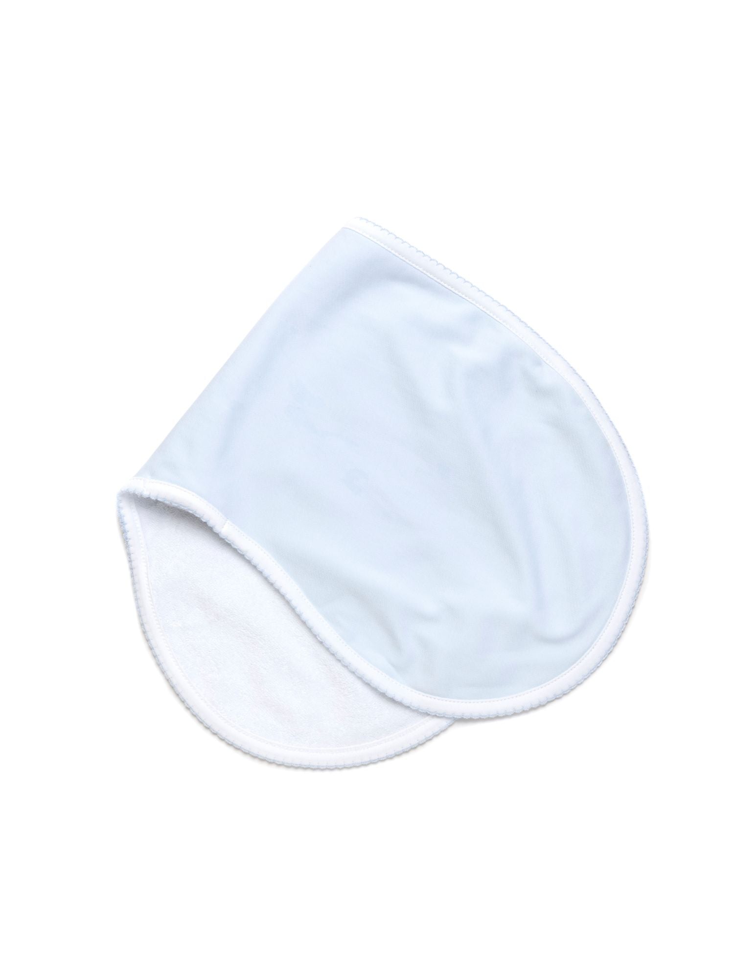 Pima Baby Burp Cloth - Lt Blue