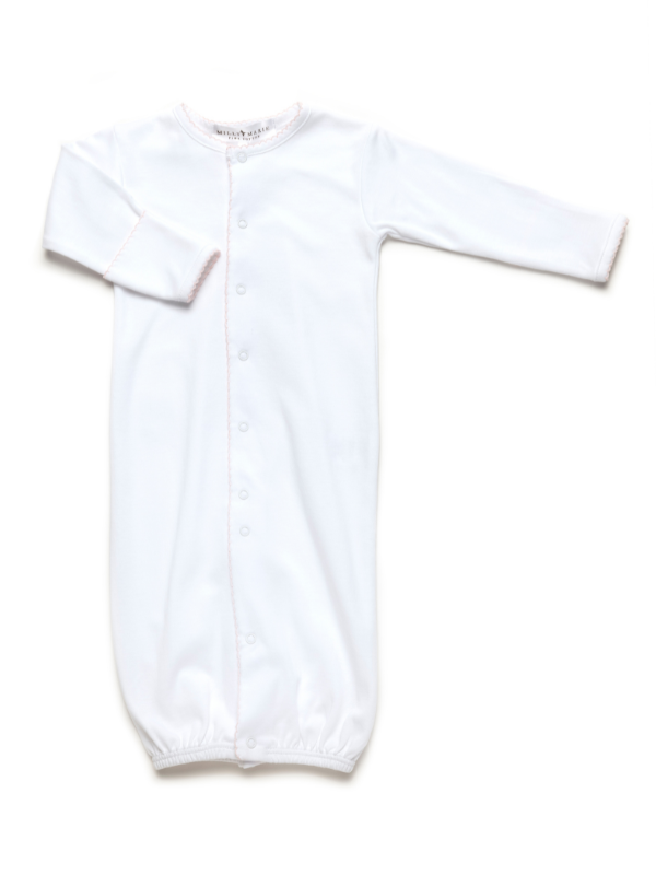 Classic Pima Converter Gown | White