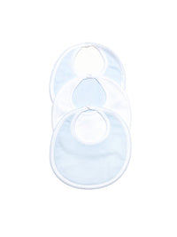 Classic Pima Baby Bib - Lt Blue