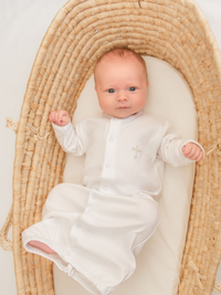 Cross Pima Converter Gown - White