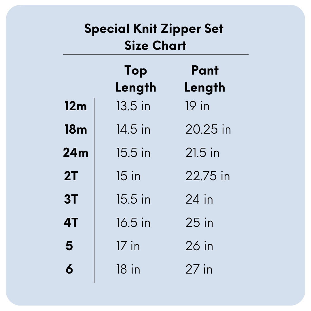 Special Knit Blue Zipper Sweater Set | Lt Blue
