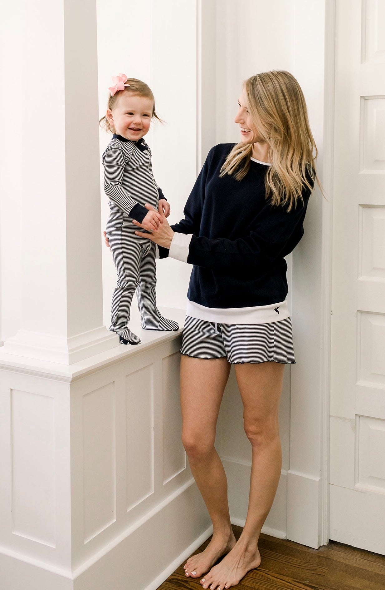 Women's Pima Relaxed Fit Lounge Shorts | Navy