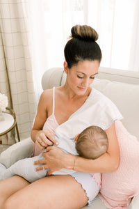 Pima Baby Burp Cloth - Lt Blue