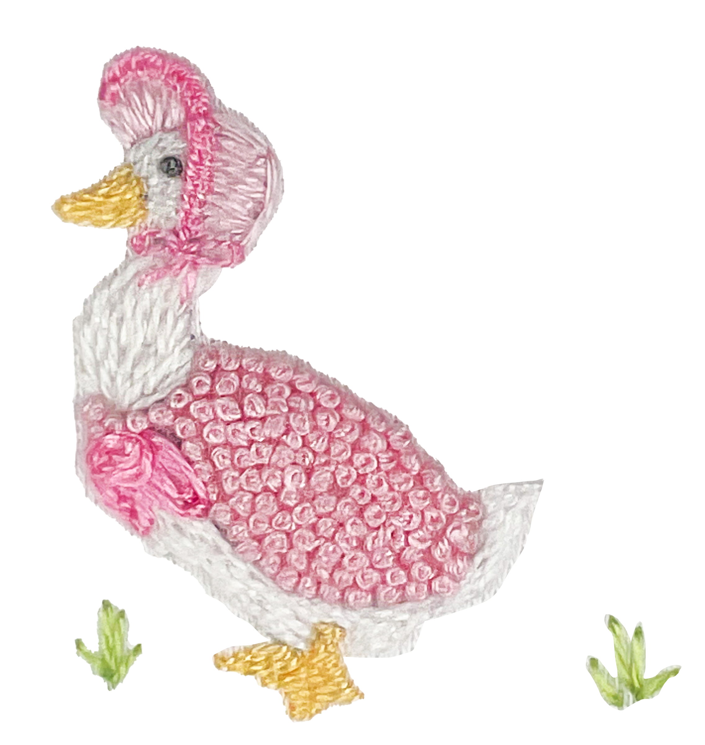 Mother Goose Pima  Baby Hat | White