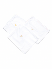 Bonnet Duck Pima Baby Blanket | White