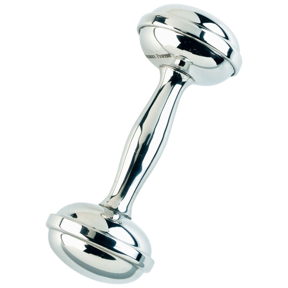 Salisbury Pewter Dumbbell Rattle
