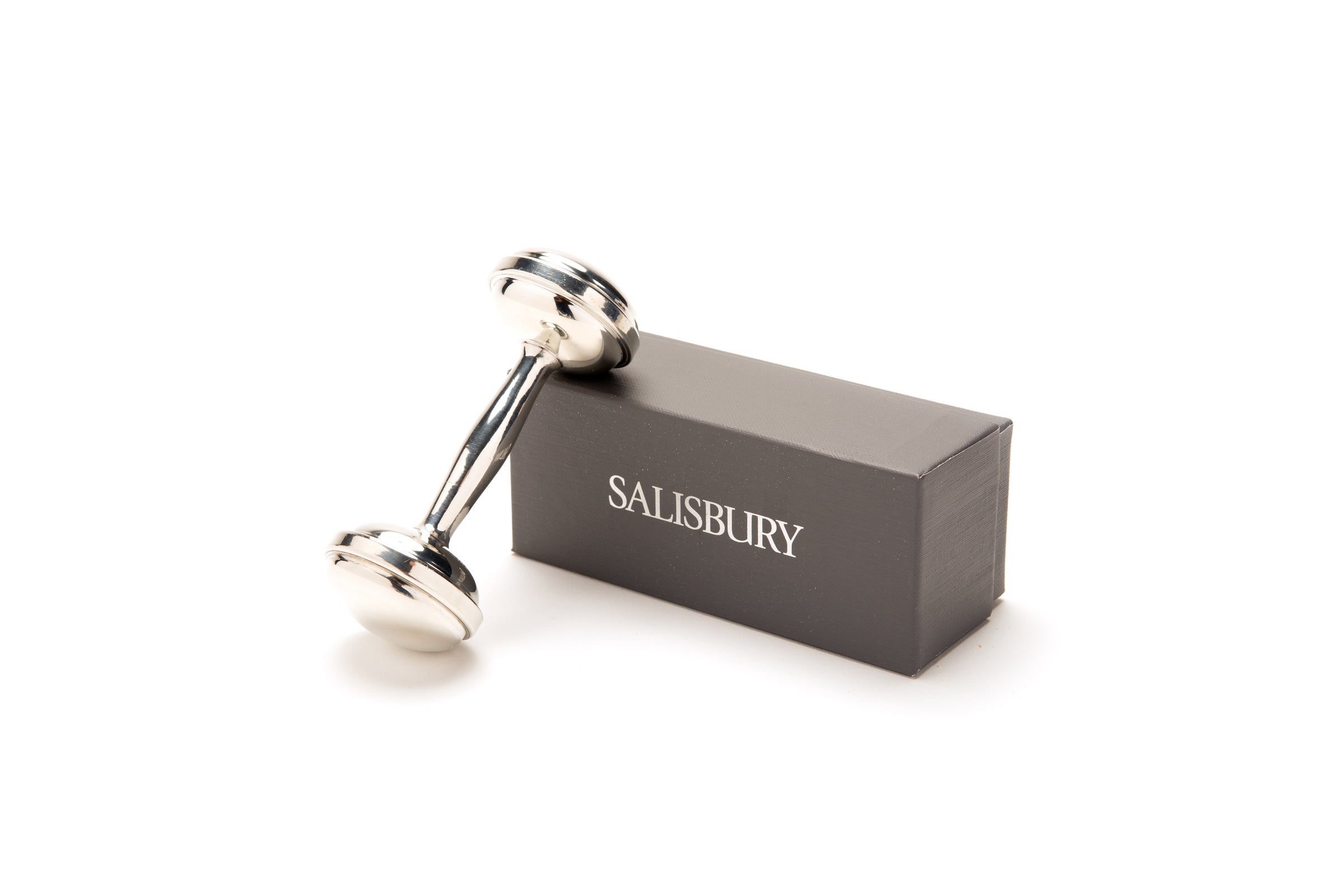 Salisbury Pewter Dumbbell Rattle