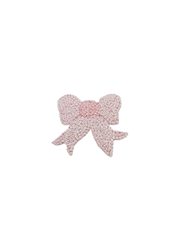 Classic Bow Pima Baby Hat | White