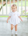 Classic Pumpkin Pima Rosie Bubble | White