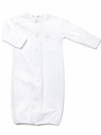 Cross Pima Converter Gown - White