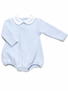 Diamond Quilt Long Sleeve Pima Bubble | Lt Blue