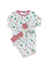 Winter's Whimsy Unisex Two-Piece Pajama Set