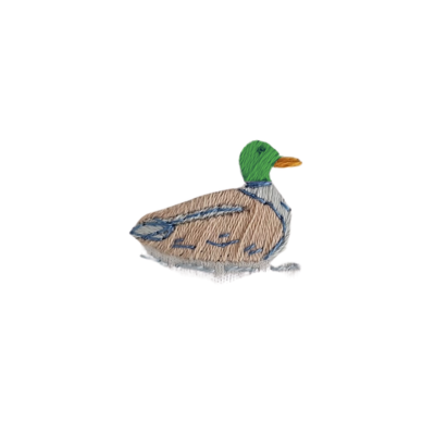 Mallard Boy Duck Half Zip Pullover Set | Lt Blue Mini Stripe/Lt Blue