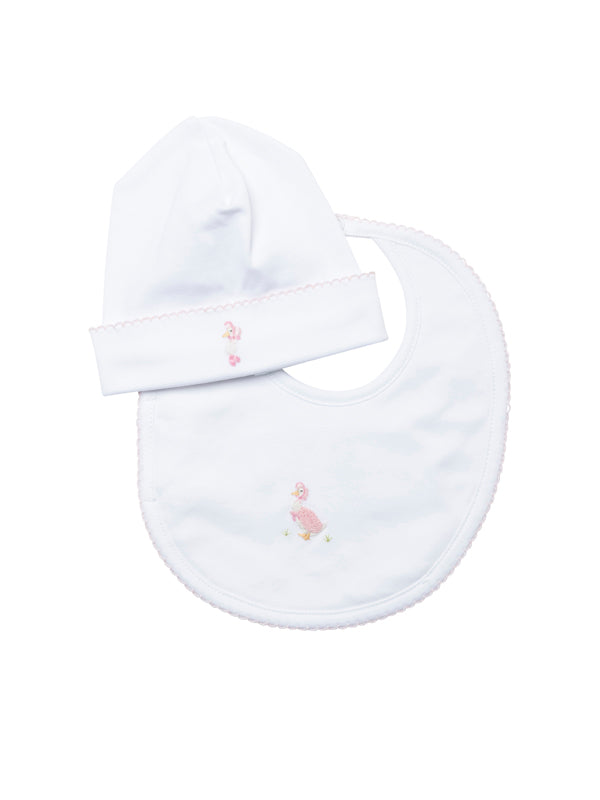 Mother Goose Pima  Baby Hat | White