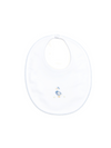 Papa Goose Pima Baby Bib | White