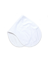 Pima Baby Burp Cloth | White