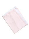 Pima Cotton Ruffle Trim Baby Blanket | Lt Pink