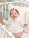 Rocking Horse Pima Bloomer Set | Lt Pink Bitty Dot