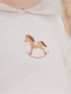 Rocking Horse Pima Bloomer Set | Lt Pink Bitty Dot