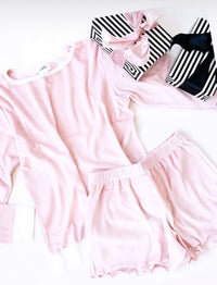 Women's Pima Velour Lounge Shorts | Rose