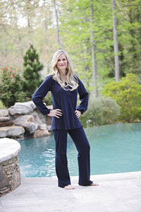 Women's Pima Lynn Lounge Top | Lt Pink