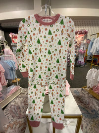 Winter's Whimsy Unisex Two-Piece Pajama Set