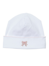 Baby Girl White Bow Hat