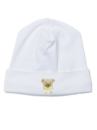 Unisex Baby Yellow Teddy Hat