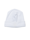 Unisex Baby White Round Hat