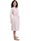 Women's Pima Elizabeth Lounge Robe in Light Pink