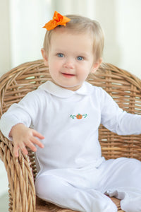 Unisex Baby Pumpkin Footie