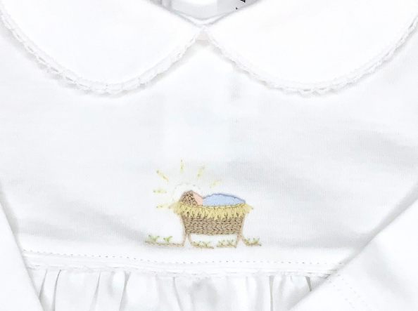 Unisex Baby Nativity Playsuit