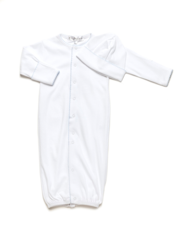 Baby Boy Classic White Converter Gown