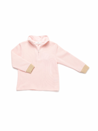 Special Knit Pink Zipper Sweater Set